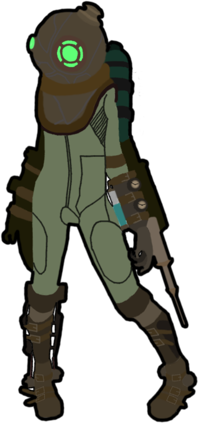 Big Sister Eleanor Lamb Clip Art Library Library - Bioshock Big Sister Eleanor (429x852), Png Download