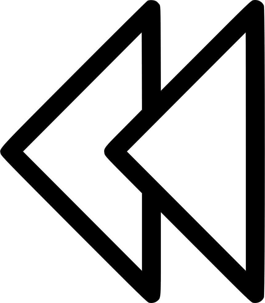 Png File - Rewind Icon Png (860x980), Png Download