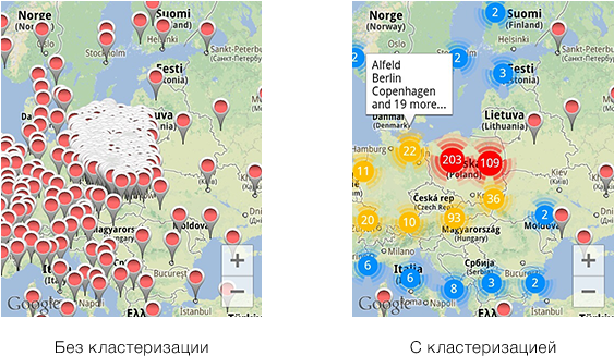 Working With Google Maps In Android - Cluster Marker Android (562x344), Png Download