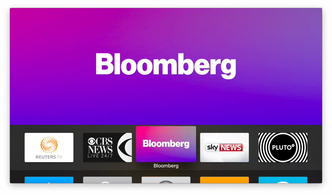If Business Is Your Business, Then Bloomberg Is A Must-have - Bloomberg On Apple Tv Png (1068x628), Png Download