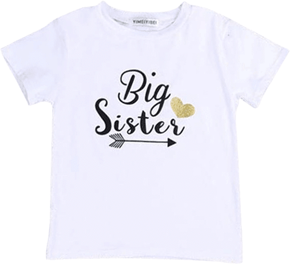 Petite Bello T Shirt 2t Big Sister Arrow T Shirt - See Both Sides Like Chanel Shirt (600x600), Png Download