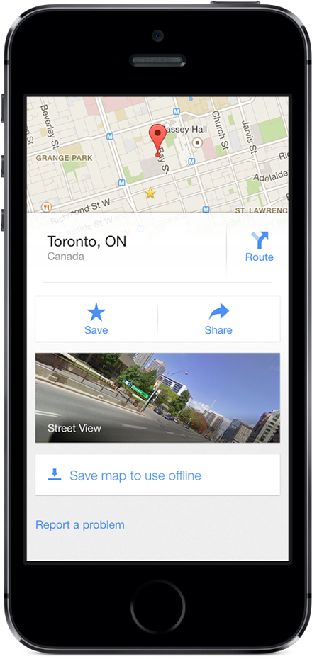 Google Maps - Google Map Offline (500x950), Png Download