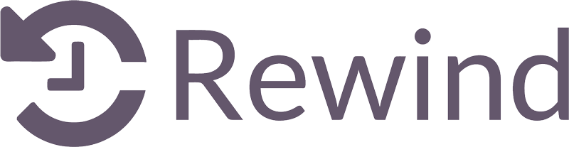 Rewind Backups - Rewind Io Logo (800x207), Png Download