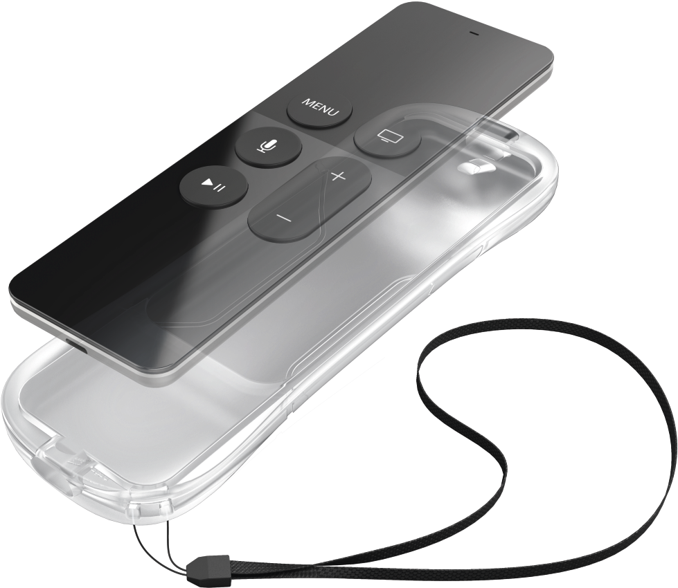 Protective Silicone Cover For Apple Tv 4 Siri Remote, - Protective Silicone Cover For Apple Tv 4 Siri Remote (1100x1100), Png Download