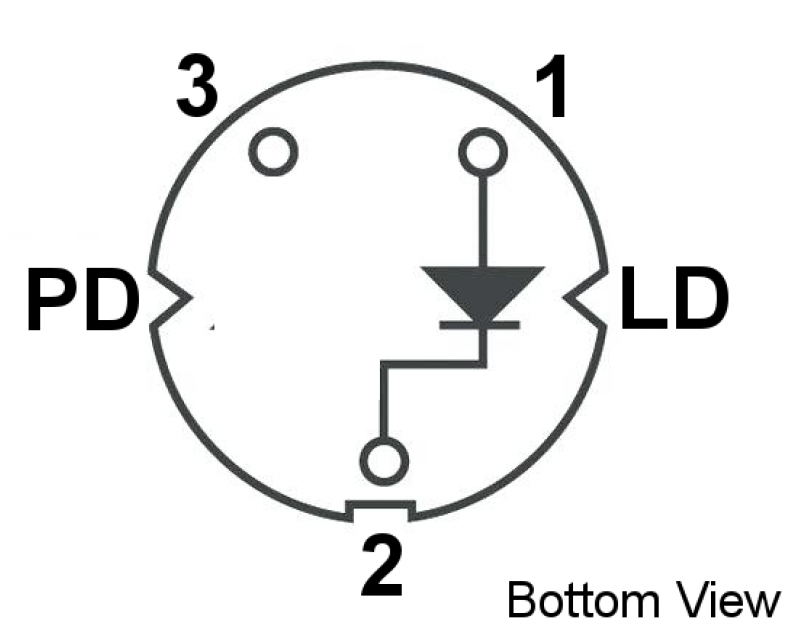 660nm Red Laser Diode I Ld 660 100 56 P 100mw - Blue Laser (800x800), Png Download