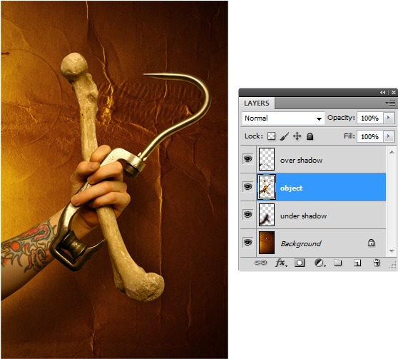 Lighting In Photoshop - Photoshop (592x537), Png Download