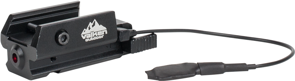 Valken Red Laser Pistol W/dual Weaver Long - Paintball (1000x1000), Png Download