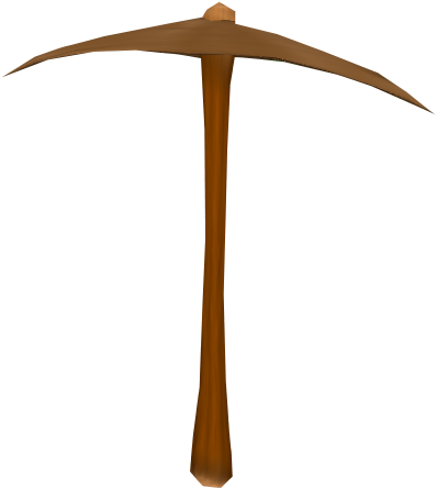 Pickaxe Bronze - Rock (520x520), Png Download