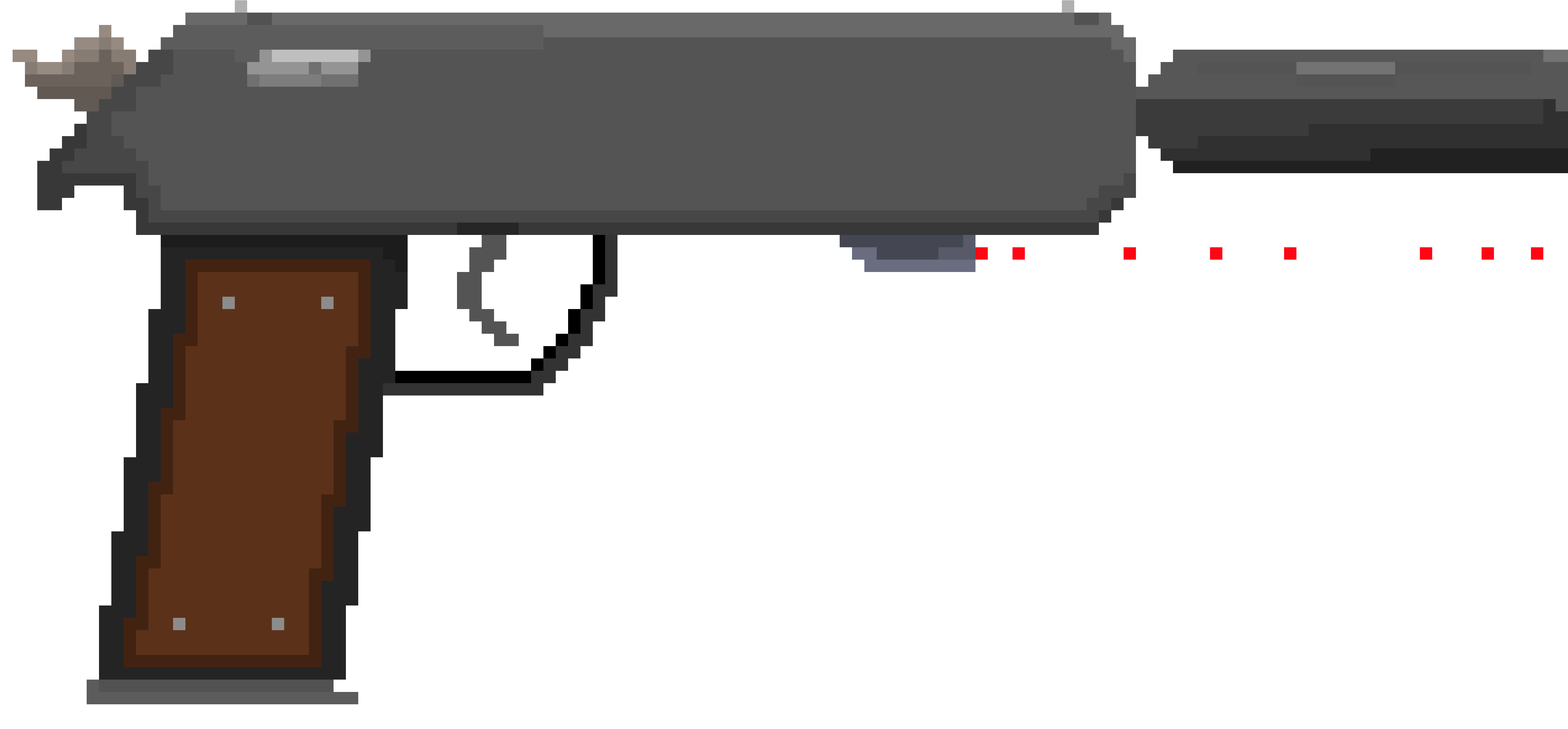 Makarov W/ Silencer & Red Laser - Firearm (6144x3120), Png Download