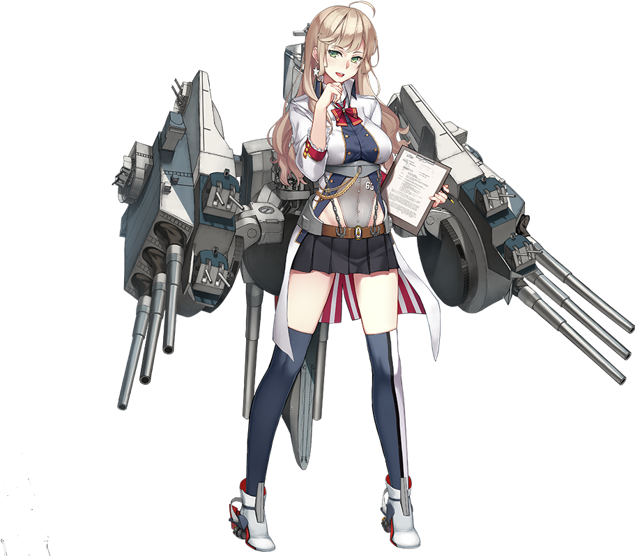 Missouri - Warship Girls Des Moines (1024x1024), Png Download