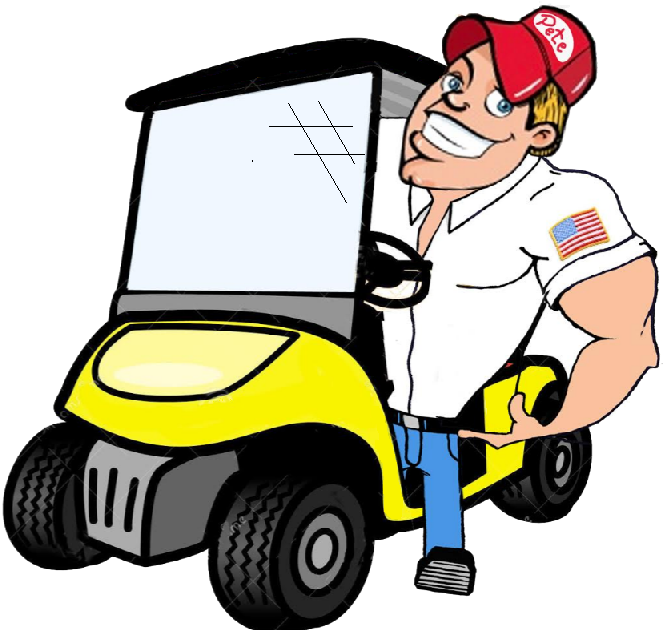 Cartoon Golf Cart Clipart - Cartoon Golf Cart Png (700x700), Png Download