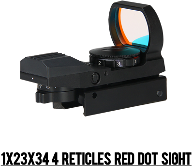 The Red Dot Unit, So A Battery Is Involved - Optics (500x500), Png Download