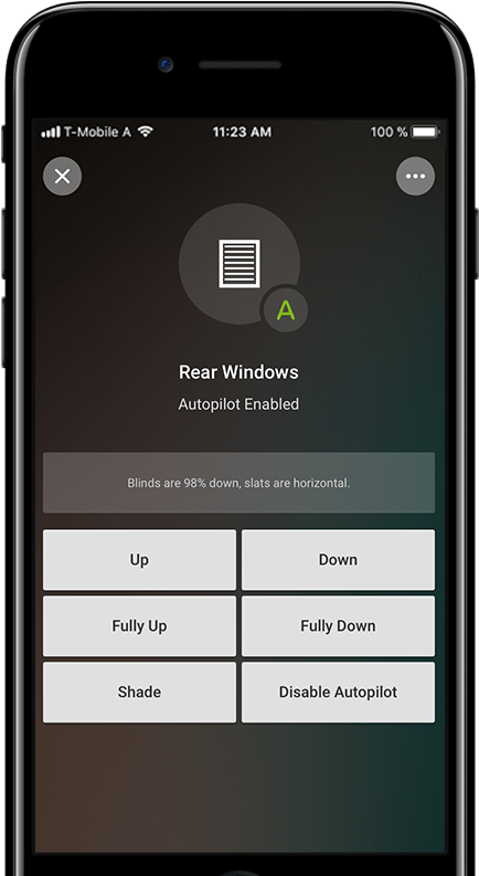 Loxone Smart Home App - Control Persianas App (705x800), Png Download