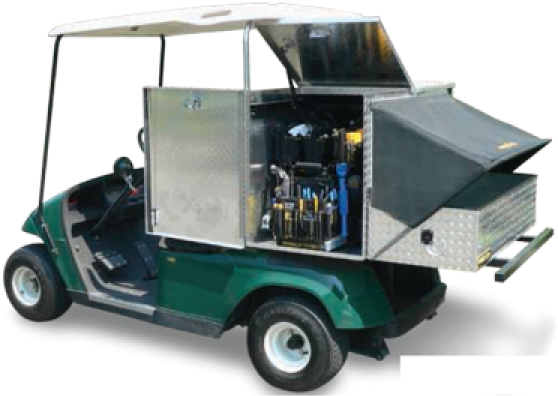 Mobile Shop Golf Cart (600x666), Png Download