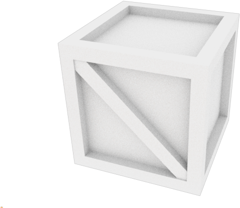 Crate With 1 Beam - Box (640x480), Png Download