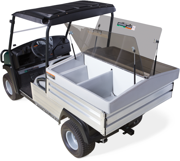 Mobile Merchandising Vehicles From Club Car - Club Car Portable Refreshment Center (582x520), Png Download