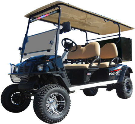 Sport 48 4 Police - Star Ev Ss Golf Cart (500x436), Png Download
