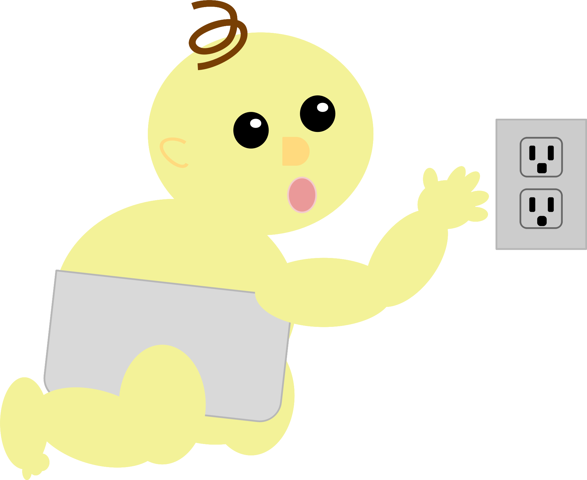 Baby Hazard Big Image Png - Oof Satfety Hazards Inside An Outside (1910x1561), Png Download