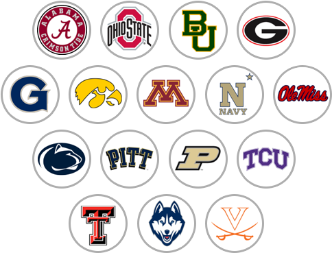 Counterart Ncaa Car Coaster (501x382), Png Download
