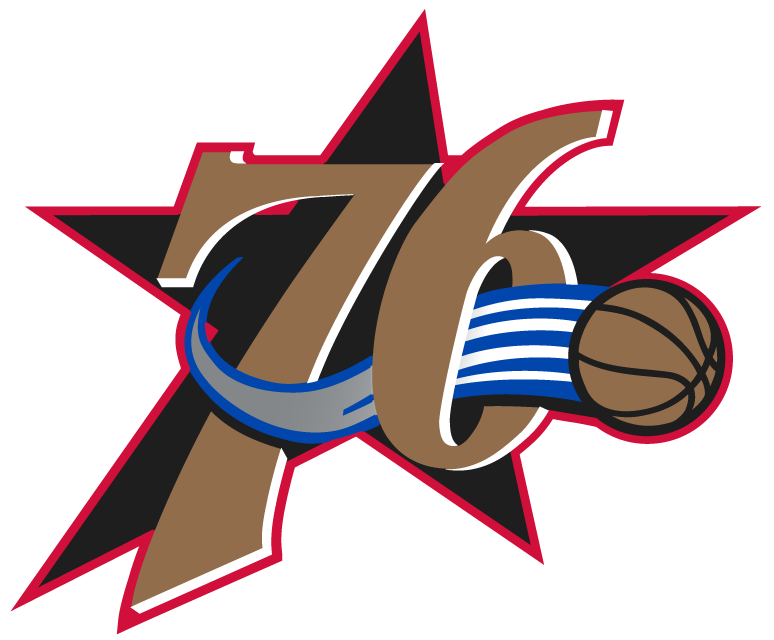 History Of, Logos - Philadelphia 76ers Logo 2000 (774x640), Png Download