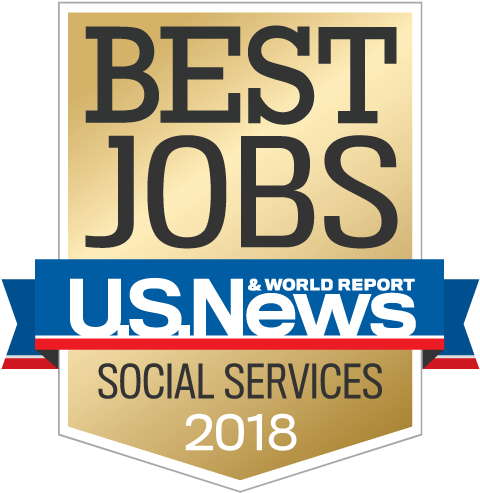 Best Social Services Jobs - Us News And World Report Best Hospitals 2018 (543x538), Png Download