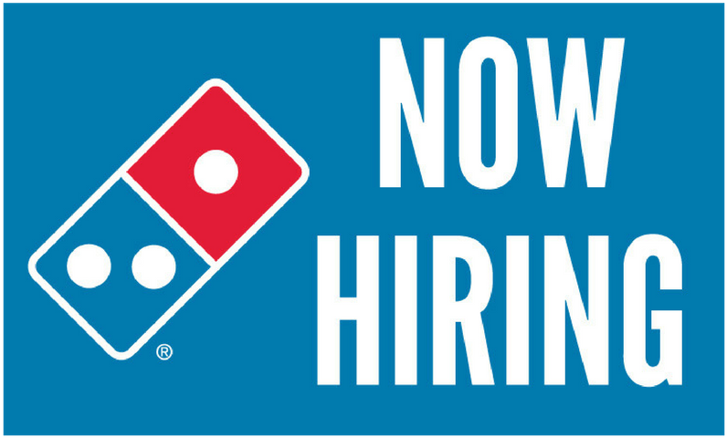 "now Hiring" Banner - Dominos $20 Gift Card (800x800), Png Download