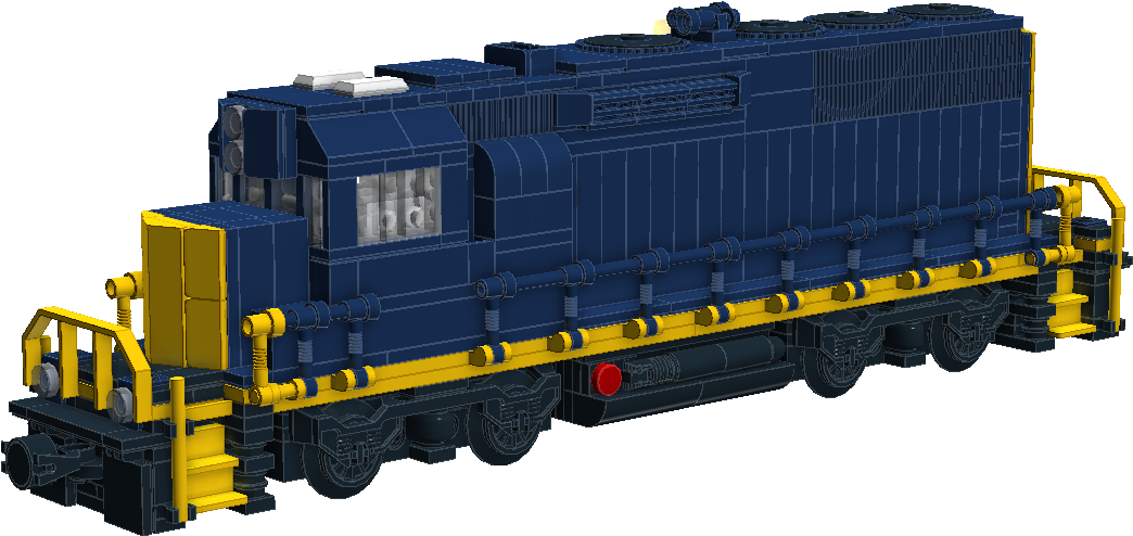 Csx Gp40 - Slug (1271x599), Png Download