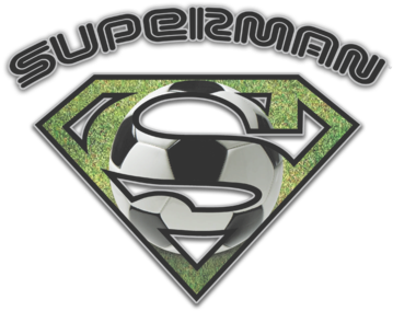 Superman Soccer Shield Juniors V Neck T Shirt - Superman - Soccer Shield T-shirt Size Xxl (400x321), Png Download
