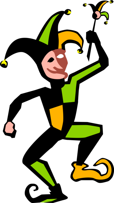 Court Jester Royalty Free Vector Clip Art Illustration - Court Jester (284x480), Png Download
