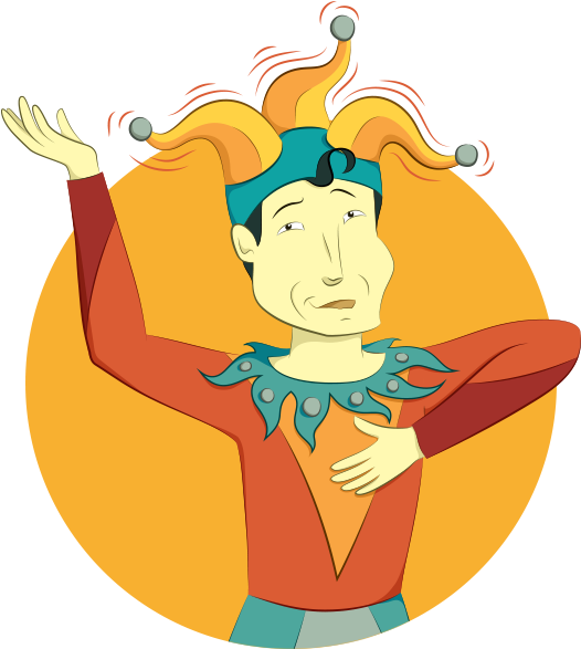 Jester - Illustration (600x600), Png Download