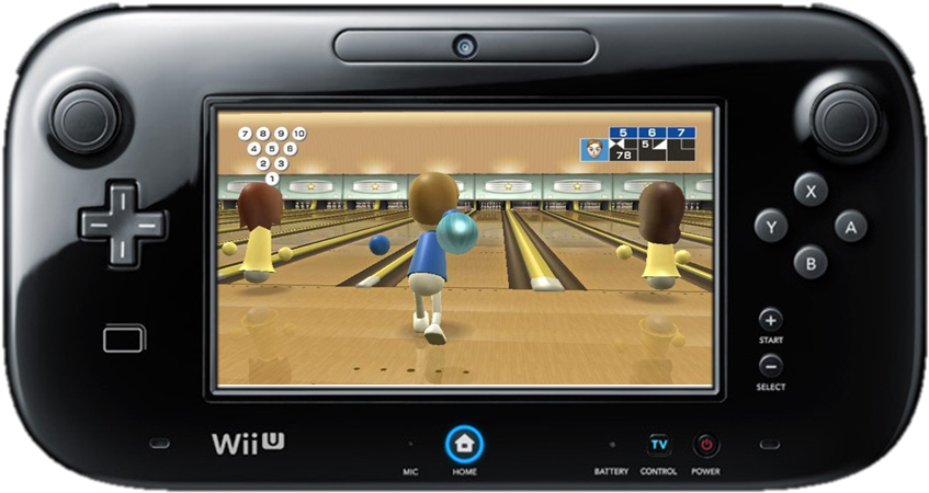Wii U Sports Bowling - Wii U Premium Vs Basic (1008x629), Png Download