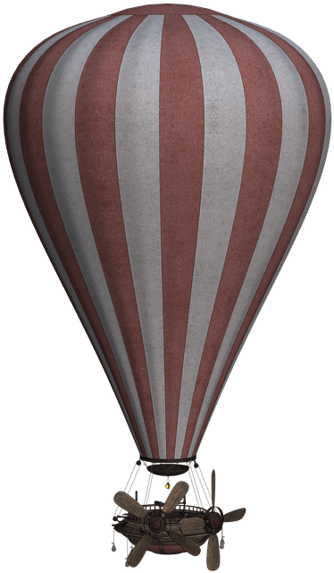 Vintage Hot Air Balloon - Hot Air Balloon Old (960x720), Png Download