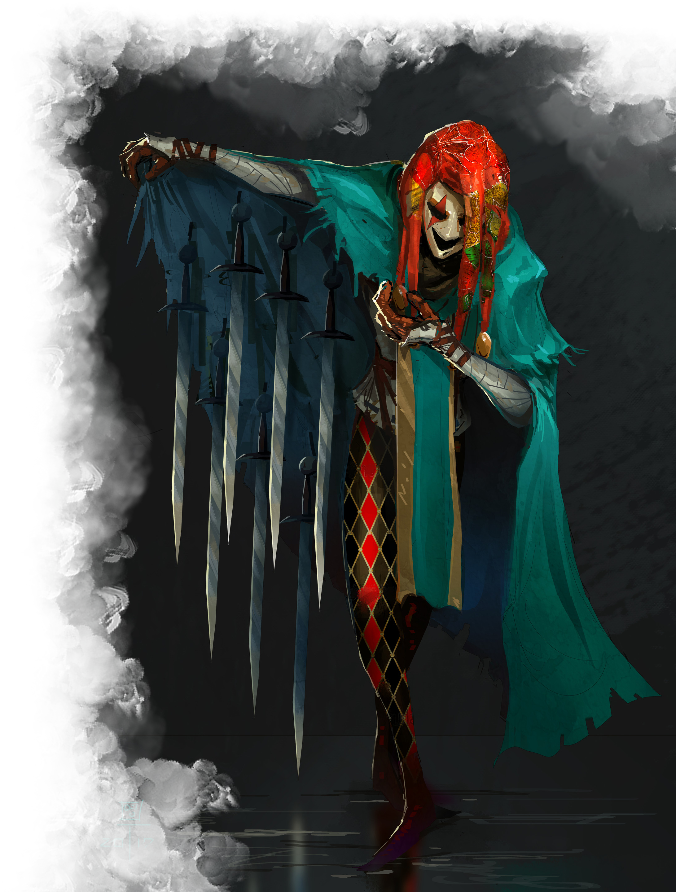 Liked Like Share - Fantasy The Jester (2182x2879), Png Download