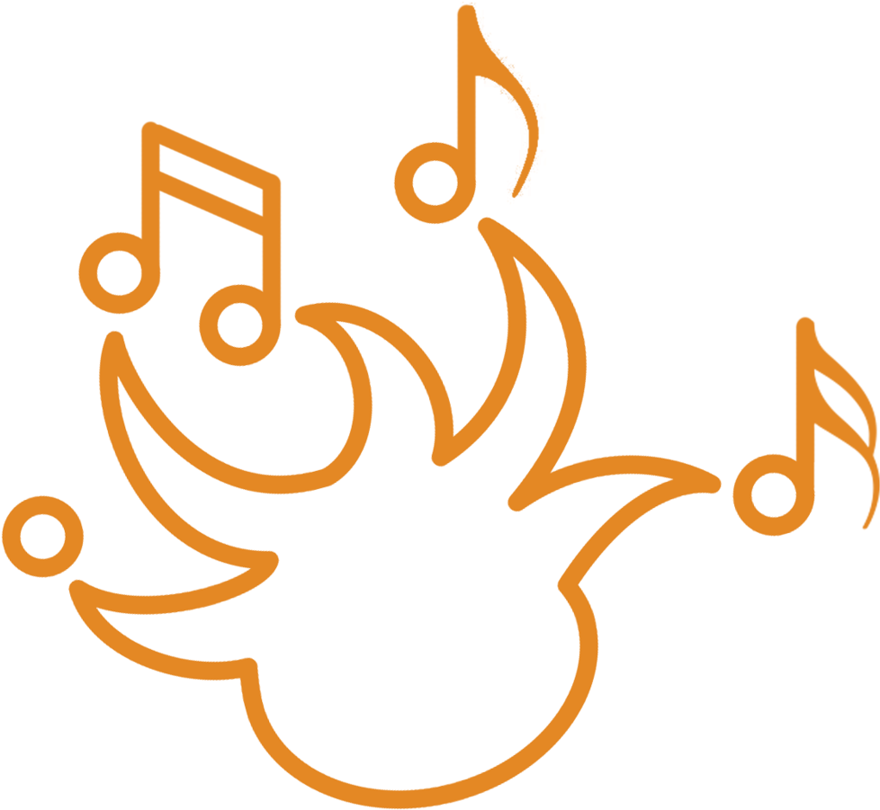 Music Fest Logo Orange 2018 - Music (1000x907), Png Download
