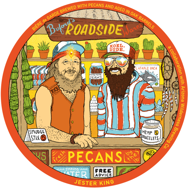Jester King Buford's Roadside Wares, A New Collab - Beer (615x615), Png Download