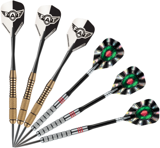 Vector Freeuse Download Darts Barrels Brass And Tungsten - Dart Pin Png (900x600), Png Download