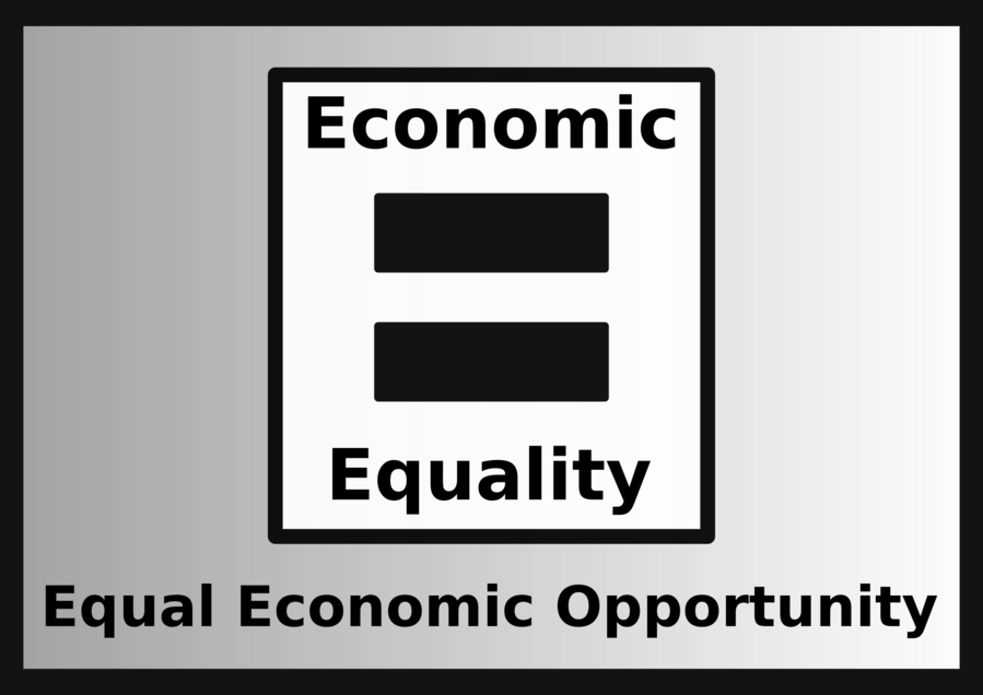 Download Economy Clipart Economy Equal Opportunity - Equal Economic Opportunity (899x636), Png Download