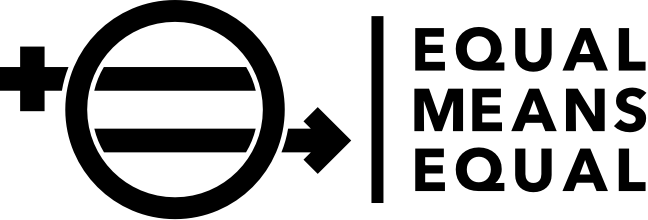 Eme-black - Equal Means Equal Logo (648x220), Png Download