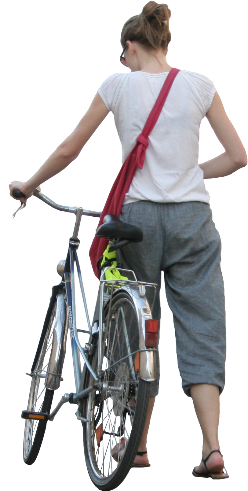 People Bike Png - People With Bicycle Png (1083x1741), Png Download