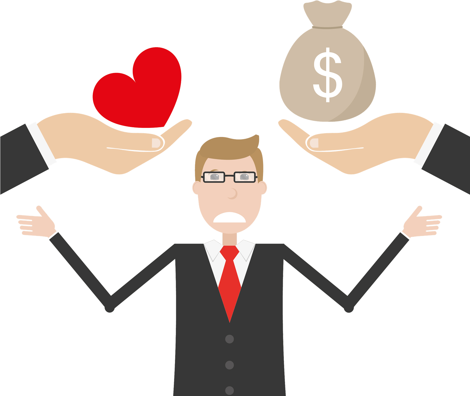 Here's What No One Tells You About Passion Vs - Passion Vs Money (1600x1399), Png Download