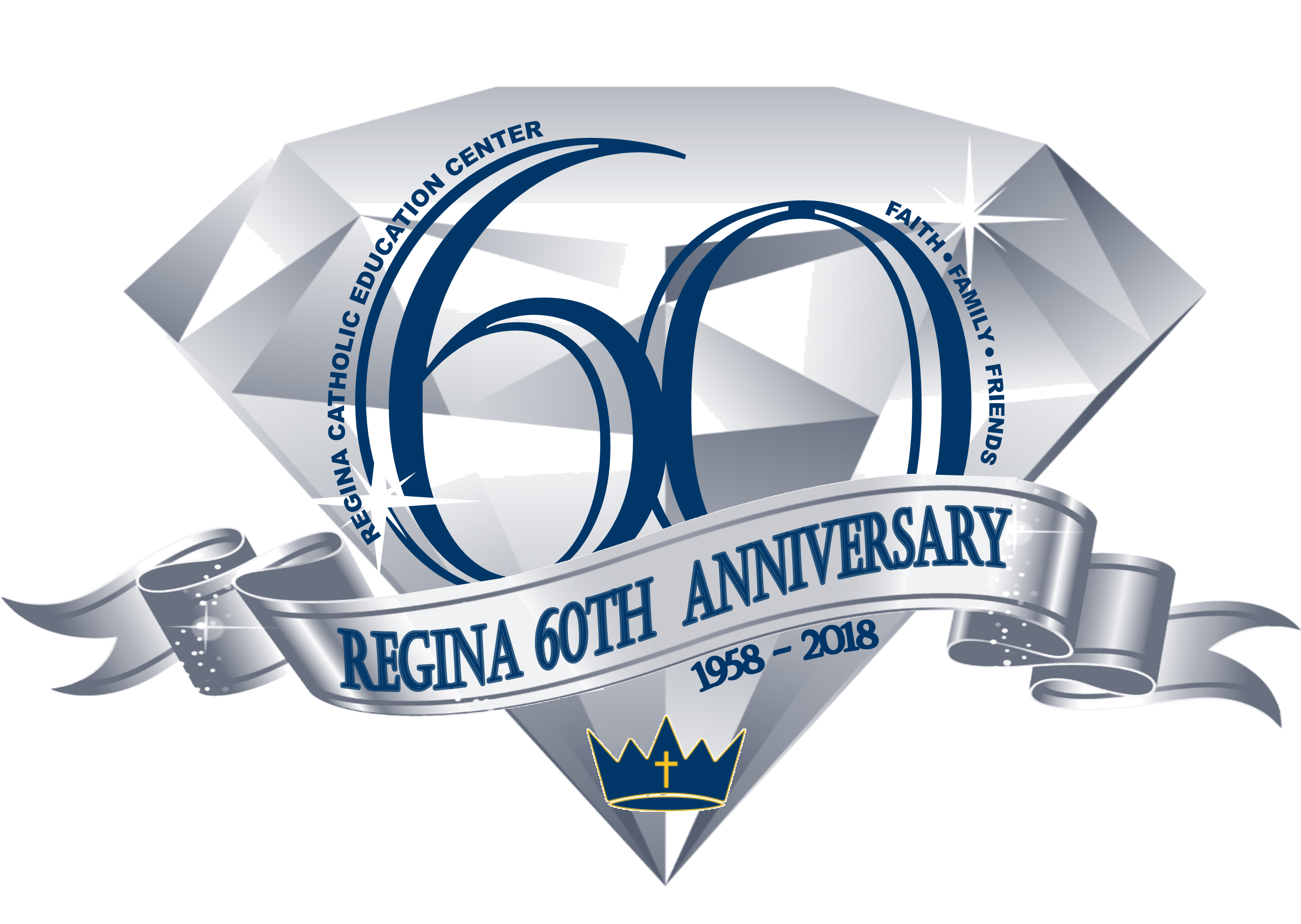 Final 60th Logo - Graphic Design (2815x1961), Png Download