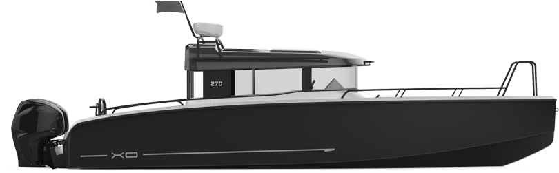 Xo 270 Cabin Ob - Xo Defender Boat (980x472), Png Download
