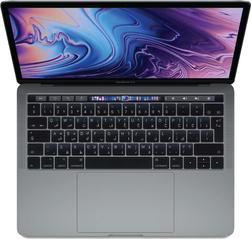 Macbook Pro 13inch Touch Bar And Touch Id - Apple Macbook Pro Mr9q2 (1000x1000), Png Download