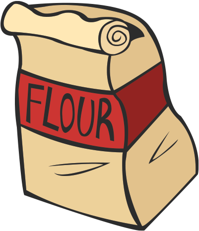 Svg Library Stock Clipart Flour - Flour Clipart Png (500x548), Png Download