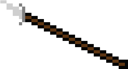Pixel Art Maker - Spear Pixel Art Png (510x270), Png Download