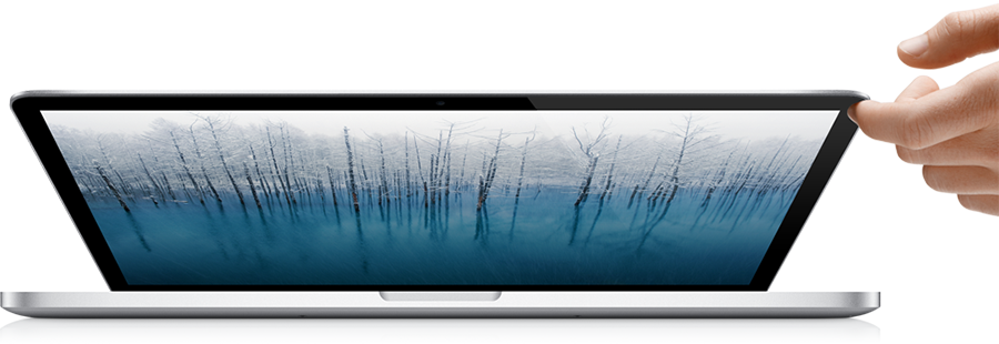 In Preparation Of The Retina Display-toting Macbook - Retina Display (900x310), Png Download