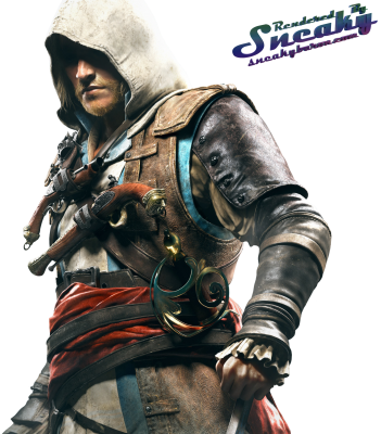 Assassins Creed 4 Black Flag - Assassins Creed Edward Kenway (351x400), Png Download