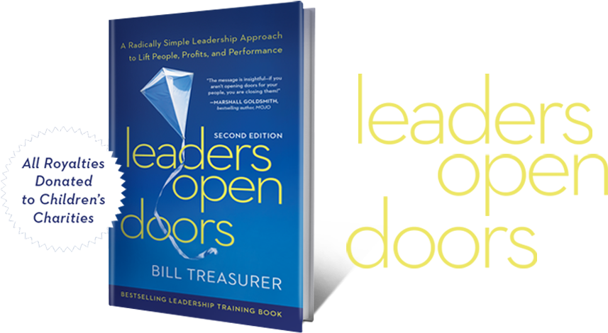 By Bill Treasurer - Leaders Open Doors (1000x580), Png Download