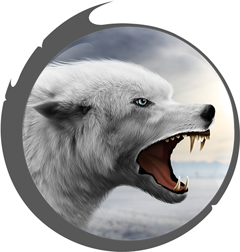 Hud Avatar Snow Wolf - Wolf Online Simulator Wolves (482x528), Png Download