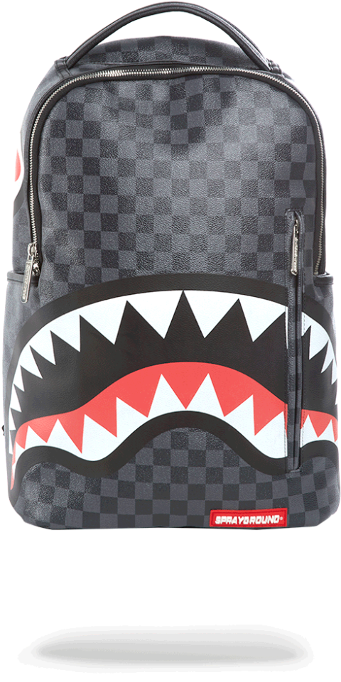 Sprayground "sharks In Paris" Backpack (940x1200), Png Download